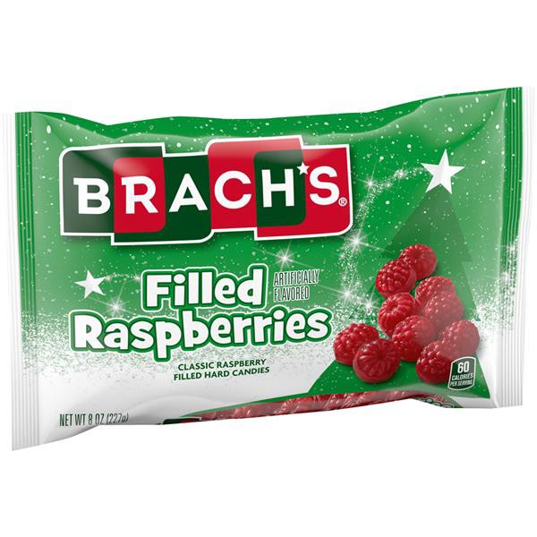 Brach's Raspberry Filled Cansy 8 oz