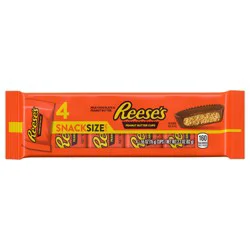 Reese's Milk Chocolate Snack Size Peanut Butter Cups, Candy Packs, 0.55 oz (4 Count)