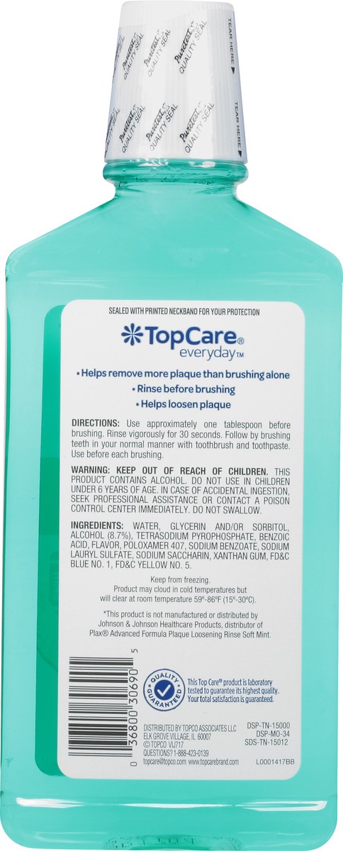 slide 4 of 12, TopCare Everyday Pre-Brush Mint Dental Rinse 16 oz, 16 oz