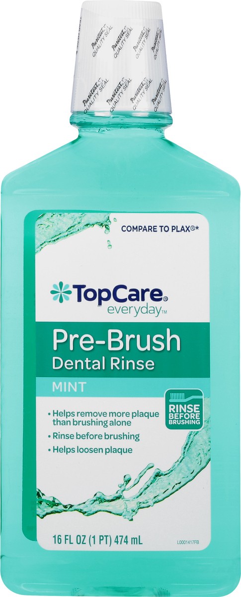 slide 1 of 12, TopCare Everyday Pre-Brush Mint Dental Rinse 16 oz, 16 oz