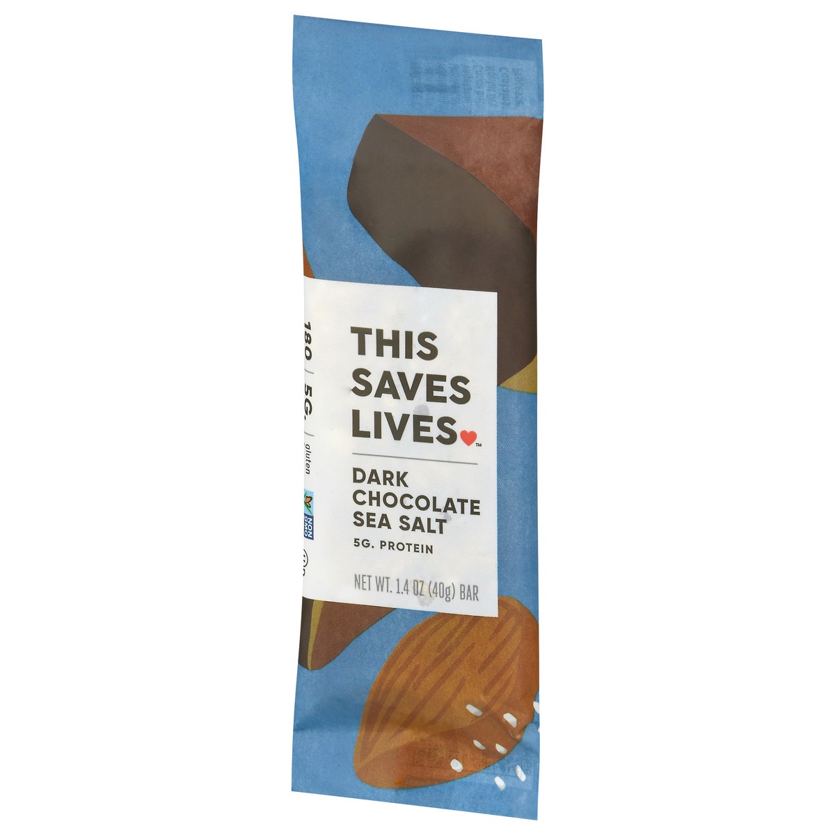 slide 8 of 11, This Saves Lives Dark Chocolate Sea Salt Bar 1.4 oz Bag, 1.4 oz