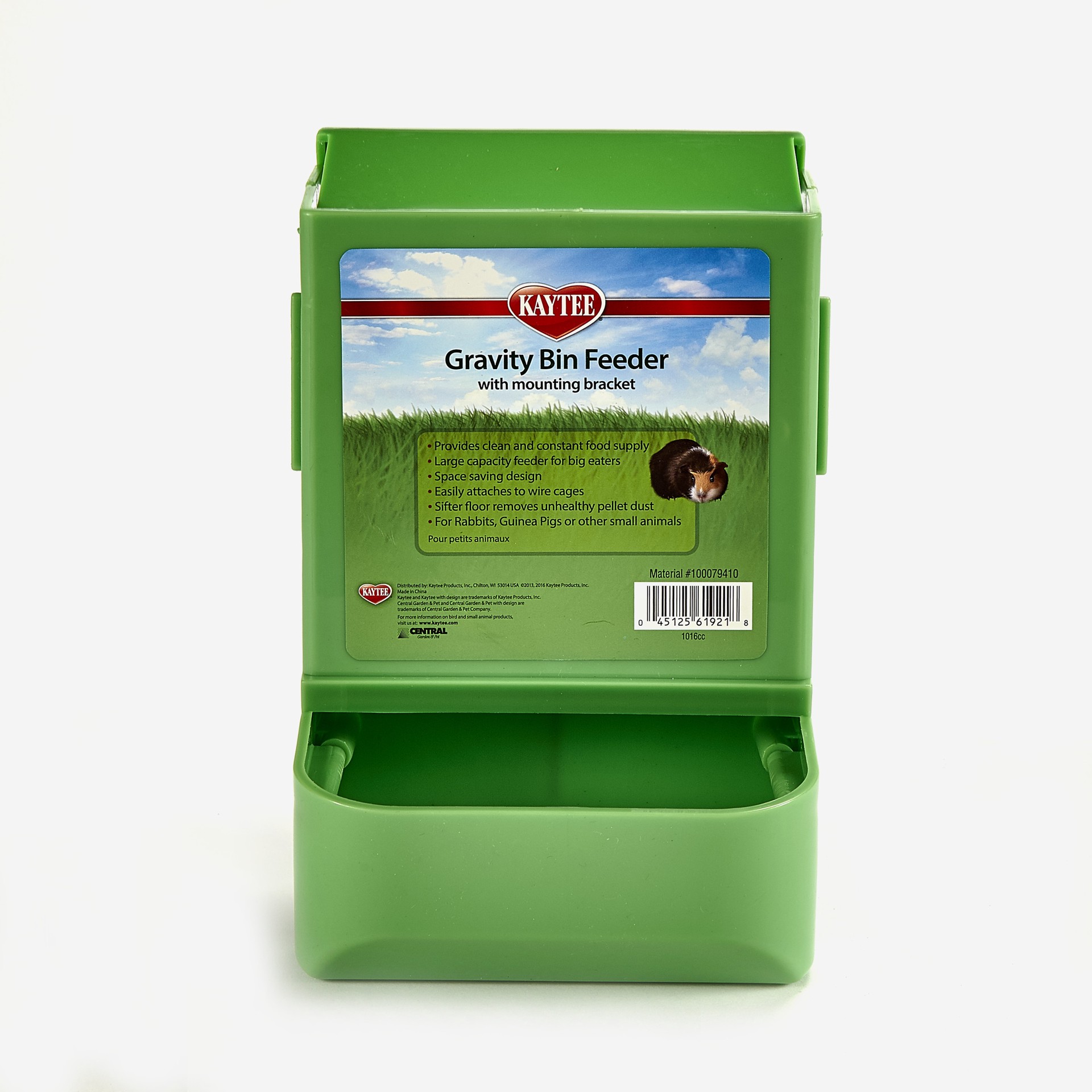 slide 4 of 4, Kaytee Hard Goods Kaytee Gravity Bin Feeder With Bracket Assorted, 1 ct