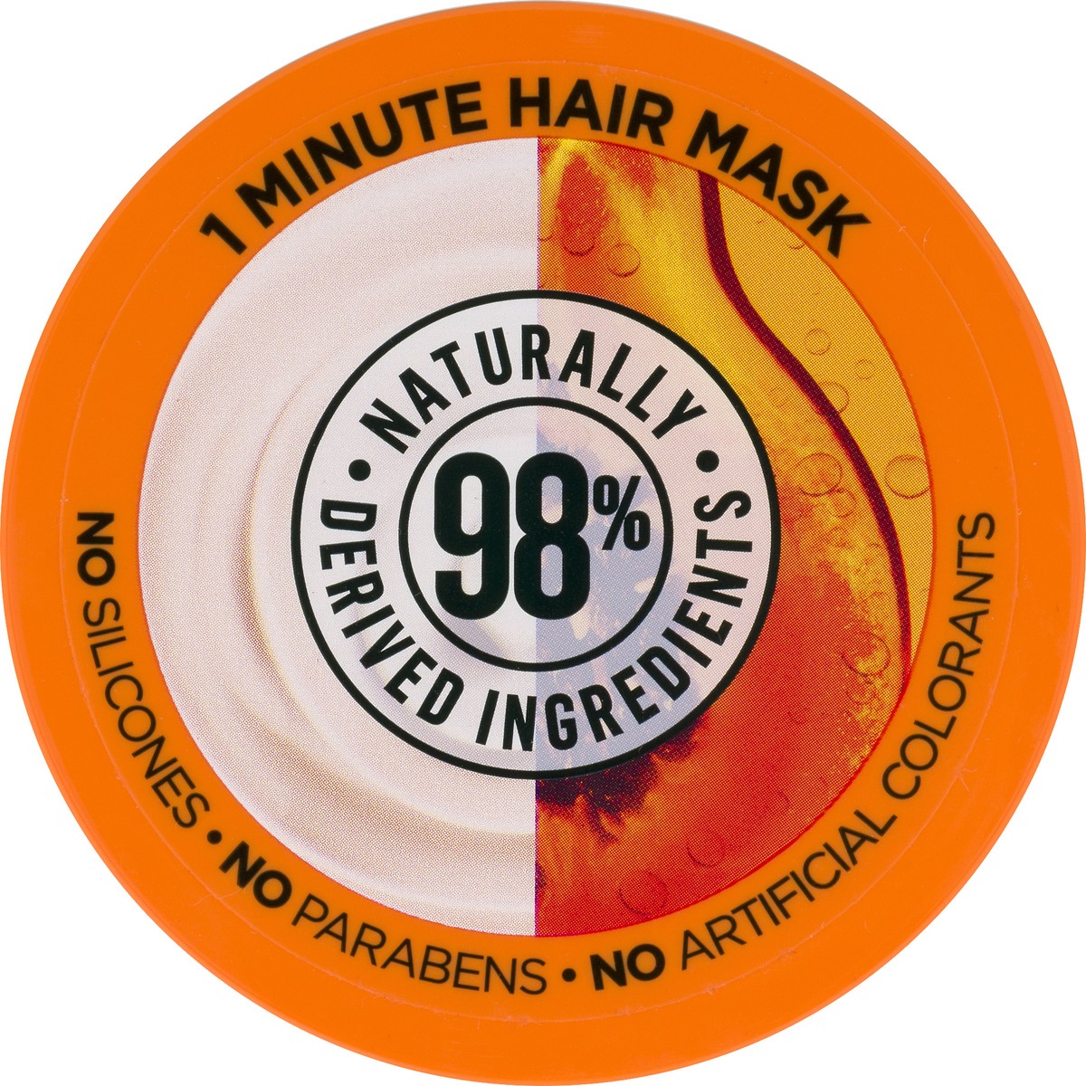 slide 9 of 9, Garnier Fructis Papaya Extract Damage Repairing Treat 1 Minute Hair Mask 13.5 oz, 13.5 oz