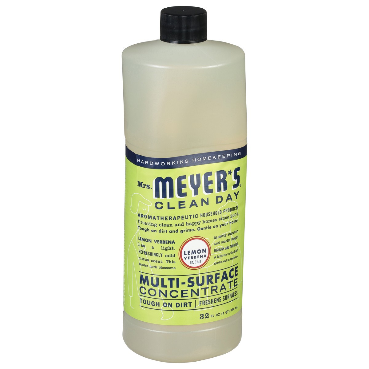 slide 2 of 9, Mrs. Meyer's Clean Day Lemon Verbena Scent Multi-Surface Concentrate 32 fl oz, 32 fl oz