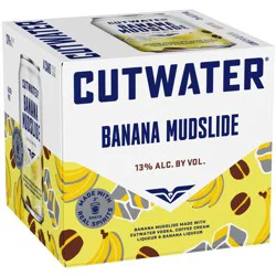 Cutwater Spirits Spirits Banana Mudslide, 4 Pack 12 fl oz Cans