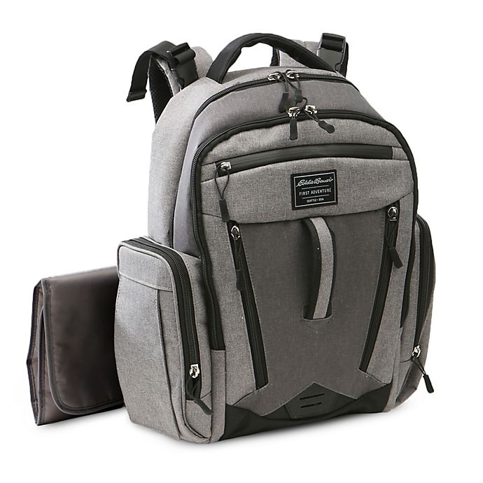 Eddie Bauer Places & Spaces Traverse Backpack Diaper Bag Grey/Dark