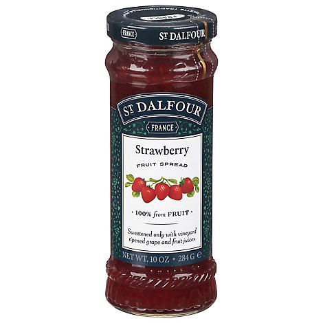 slide 1 of 1, St. Dalfour Fruit Spread Deluxe Strawberry - 10 Oz, 10 oz