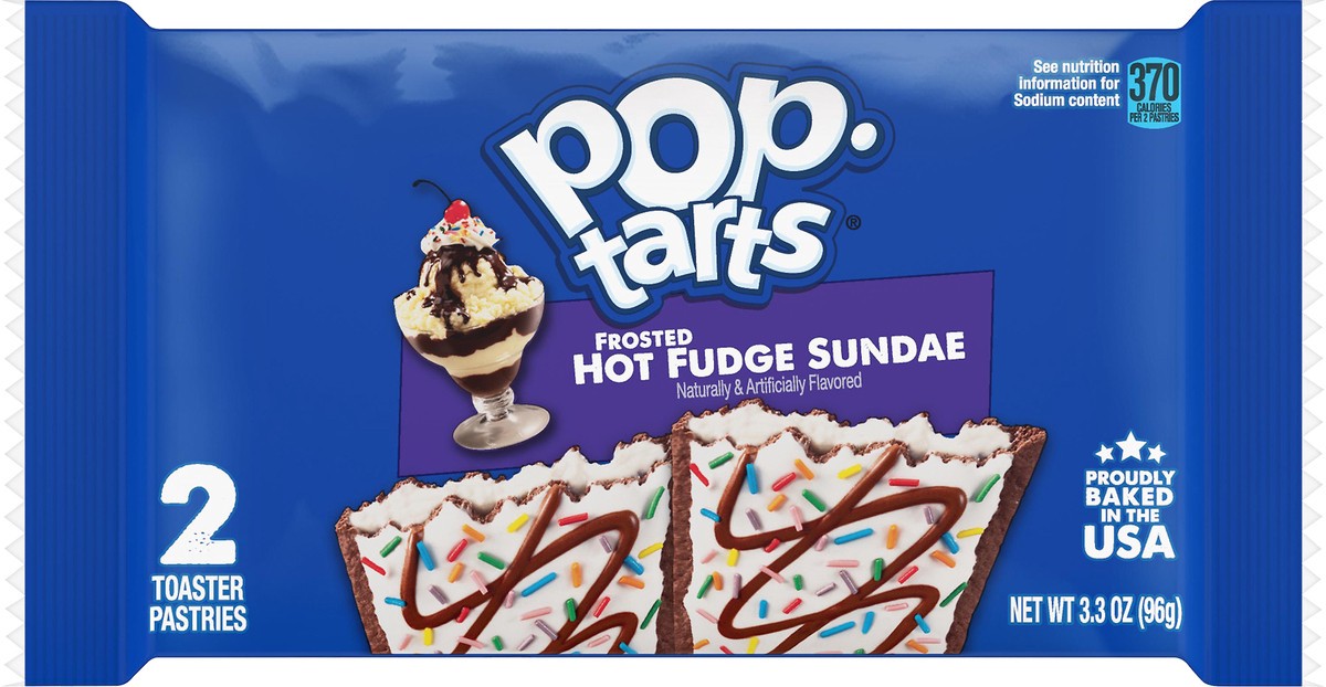slide 3 of 3, Pop-Tarts Frosted Hot Fudge Sundae Toaster Pastries 2 ea, 2 ct