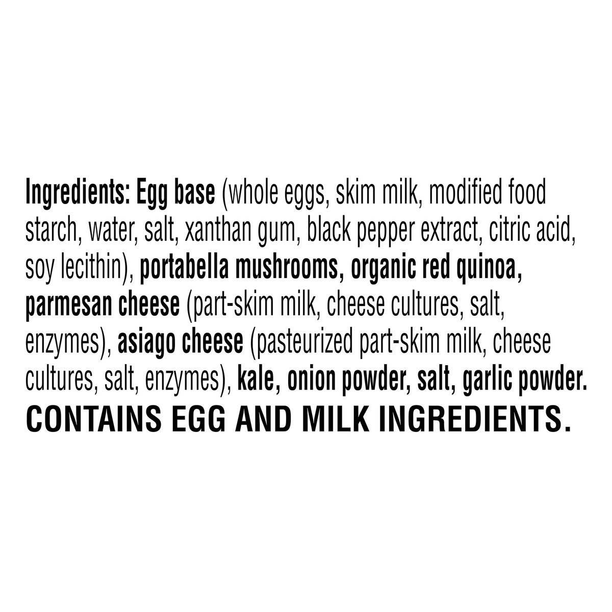 slide 3 of 10, Kellogg's Special K Portabella, Quinoa, Parmesan, Asiago and Kale Crustless Quiche, 7 oz