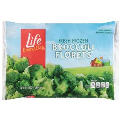 Life Every Day Fresh Frozen Broccoli Florets 16 oz