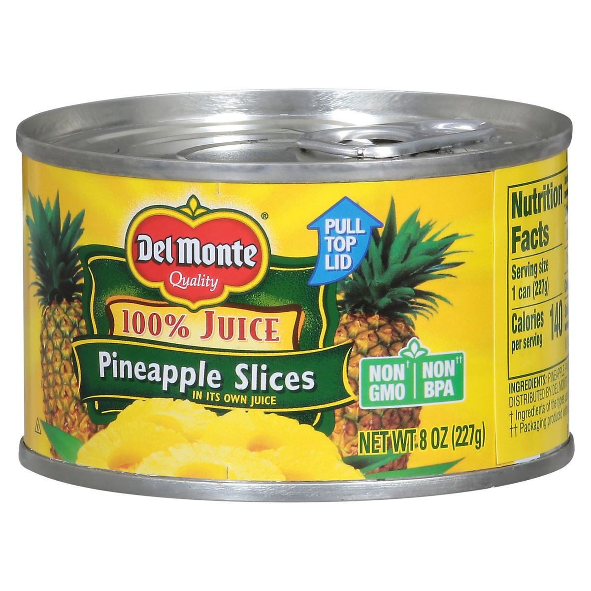 slide 5 of 9, Del Monte Pineapple Slices 100% Juice 8 oz, 8 oz