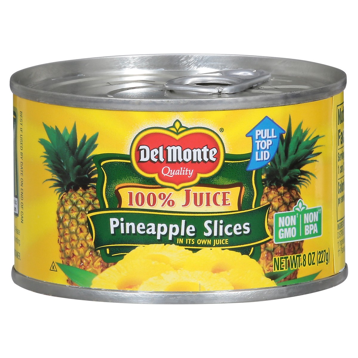 slide 1 of 9, Del Monte Pineapple Slices 100% Juice 8 oz, 8 oz