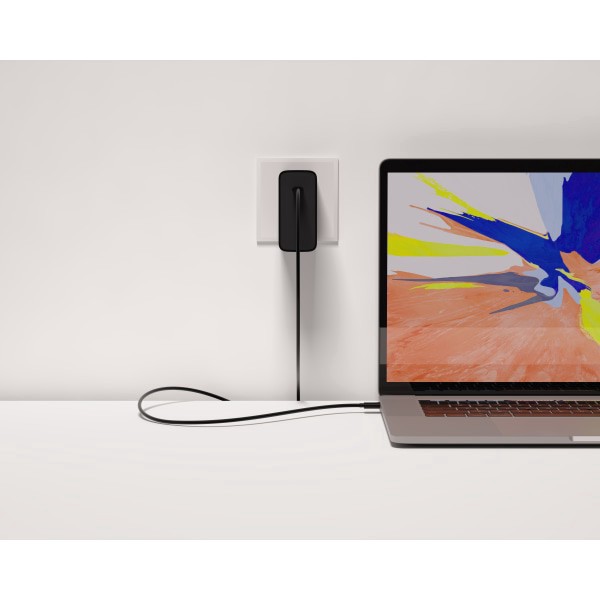 slide 3 of 9, Eggtronic Einova 100W Universal Laptop Charger For Laptops And Usb-C Devices, Black, Cxx008Bk4B.00, 1 ct