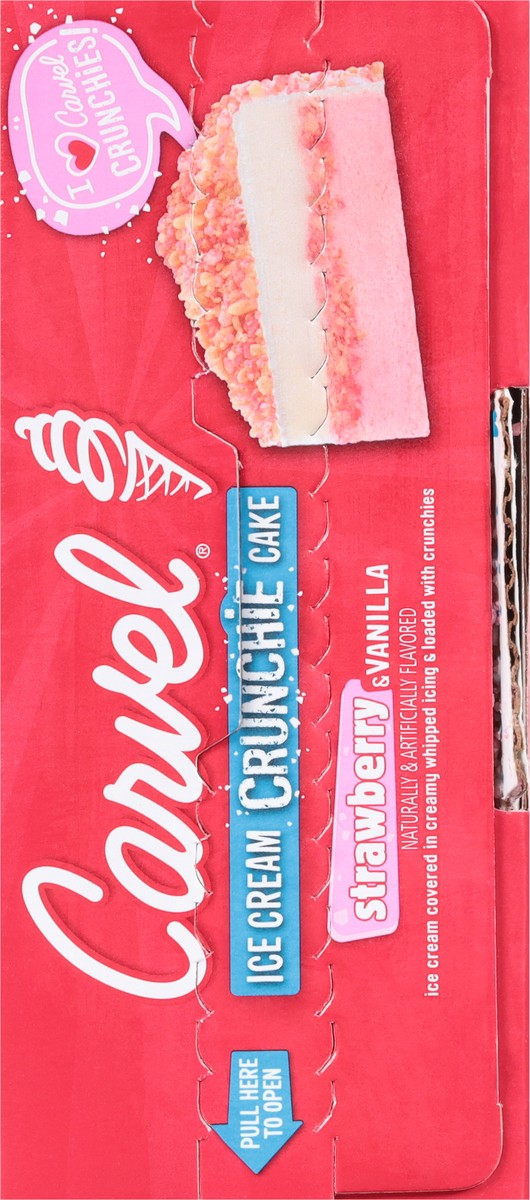 slide 4 of 9, Carvel Strawberry Crunchie Ice Cream Cake  25 oz., 25 oz