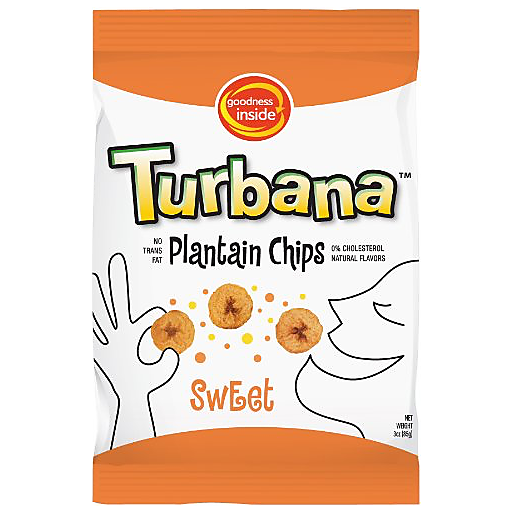 slide 1 of 1, Turbana Sweet Plantain Chips, 3 oz