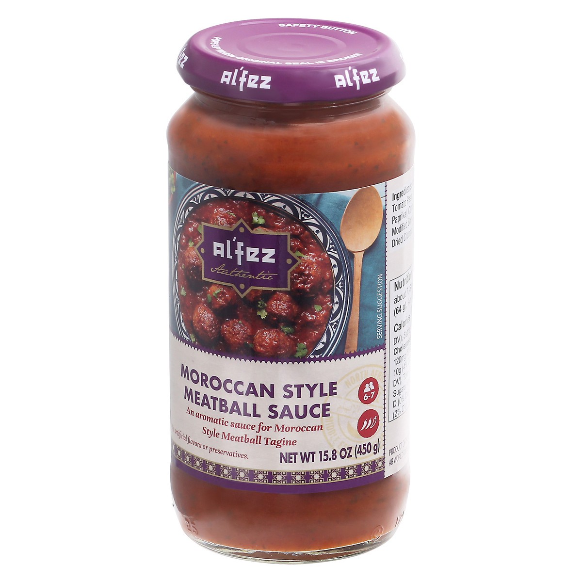 slide 4 of 13, Al'Fez Moroccan Style Meatball Sauce 15.8 oz, 15.8 oz