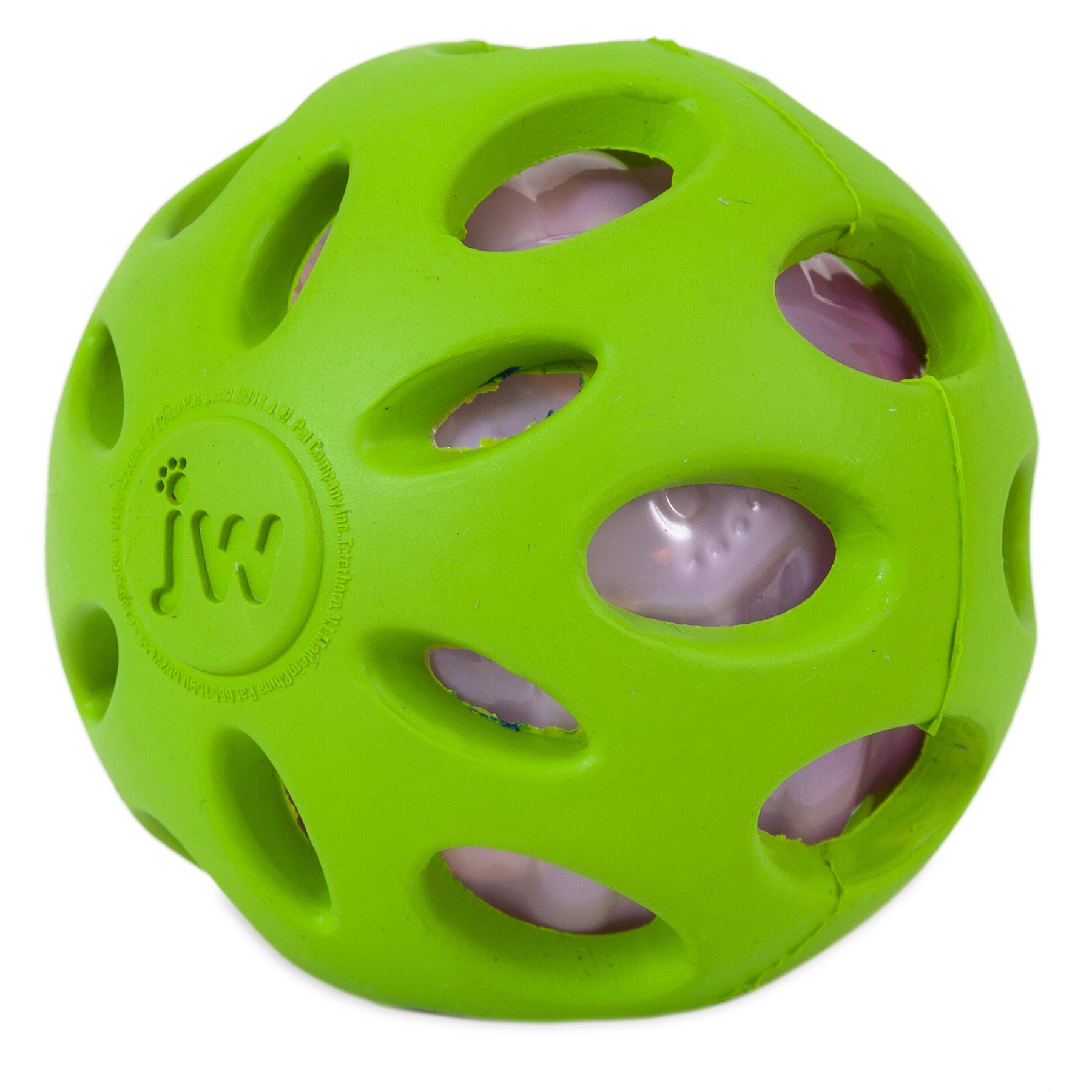 slide 7 of 10, JW Crackle Heads Crackle Ball Dog Toy, 1 ct