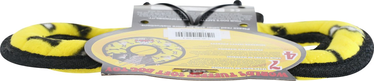 slide 2 of 9, Tuffy Dog Toy 3 Way Tug Yellow - Ea, 1 ct