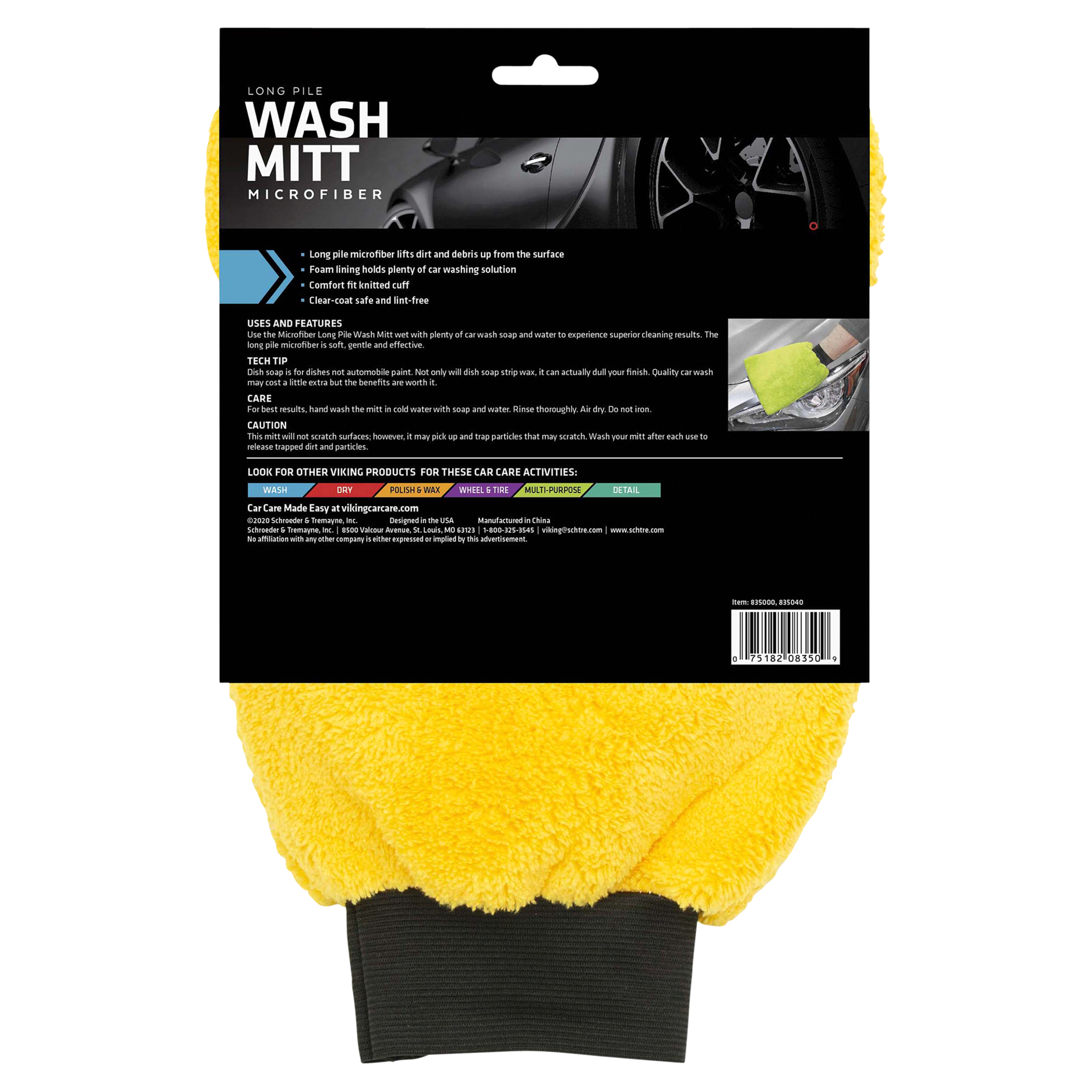 slide 4 of 5, Viking Prestige Ultra Soft Wash Mitt, 1 ct