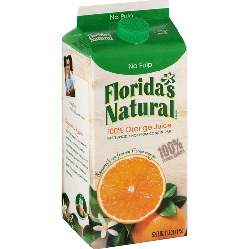 slide 3 of 16, Florida's Natural Most Pulp Orange Juice - 59 fl oz, 52 fl. oz.