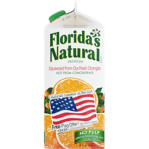 slide 13 of 16, Florida's Natural Most Pulp Orange Juice - 59 fl oz, 52 fl. oz.