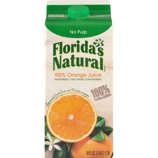 slide 10 of 16, Florida's Natural Most Pulp Orange Juice - 59 fl oz, 52 fl. oz.