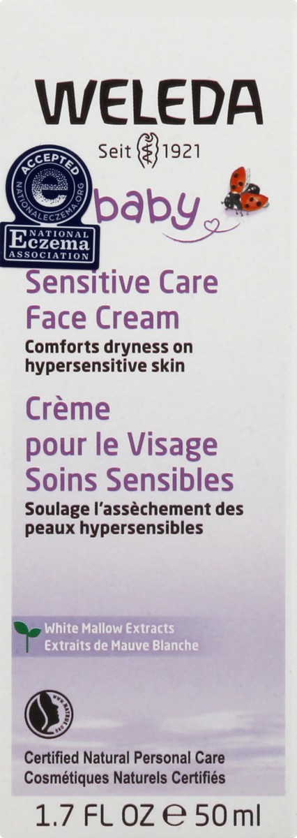 slide 1 of 1, Weleda Baby Sensitive Care White Mallow Extracts Face Cream 1.7 oz, 1 ct