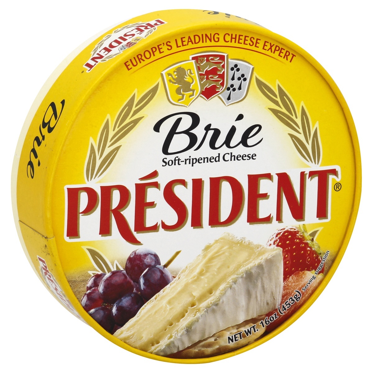 slide 1 of 1, Président President Cheese Brie Soft Ripened, 