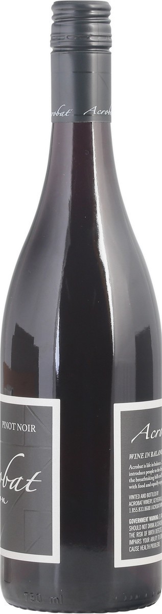 slide 8 of 9, Acrobat Pinot Noir, 750 ml
