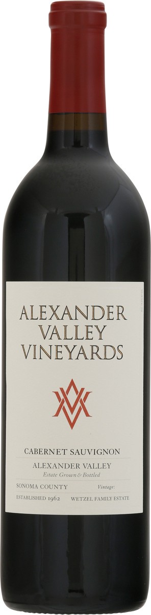 slide 9 of 9, Alexander Valley Vineyards Cabernet Sauvignon , 750 ml