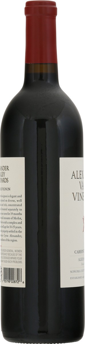 slide 2 of 9, Alexander Valley Vineyards Cabernet Sauvignon , 750 ml