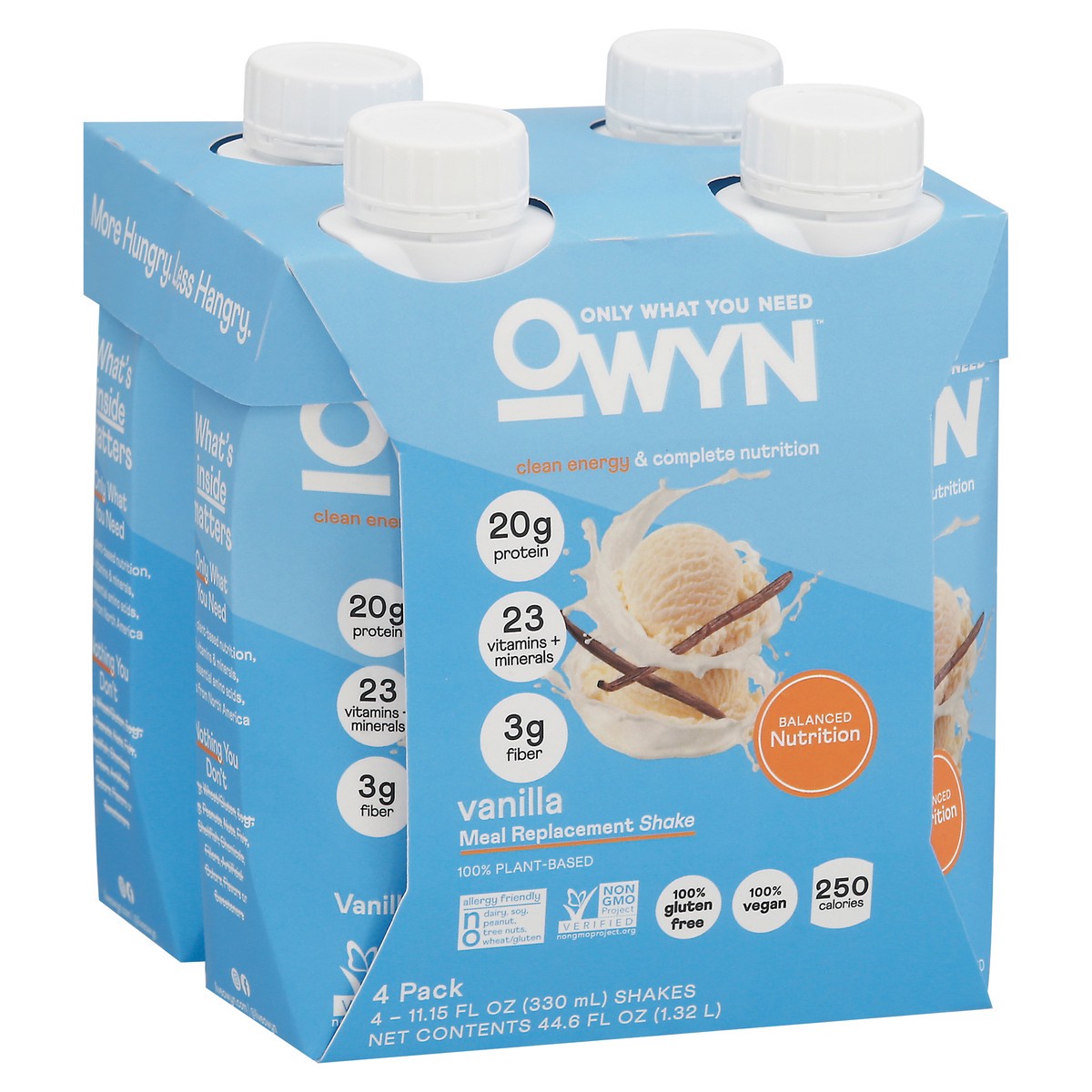 slide 5 of 9, OWYN Complete Vanilla Nutrition Shake 4 - 11.15 fl oz Shakes, 4 ct