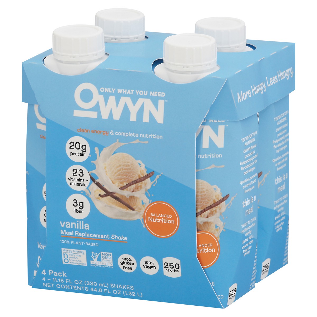 slide 2 of 9, OWYN Complete Vanilla Nutrition Shake 4 - 11.15 fl oz Shakes, 4 ct