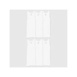 Hanes Men's TAGLESS ComfortSoft White A-Shirt, Large