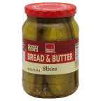 slide 1 of 1, Harris Teeter Pickle Sandwich Slices - Bread Butter, 16 oz