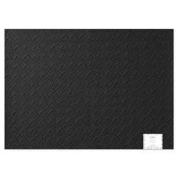 Lintex Woven Faux Leather Black Placemat