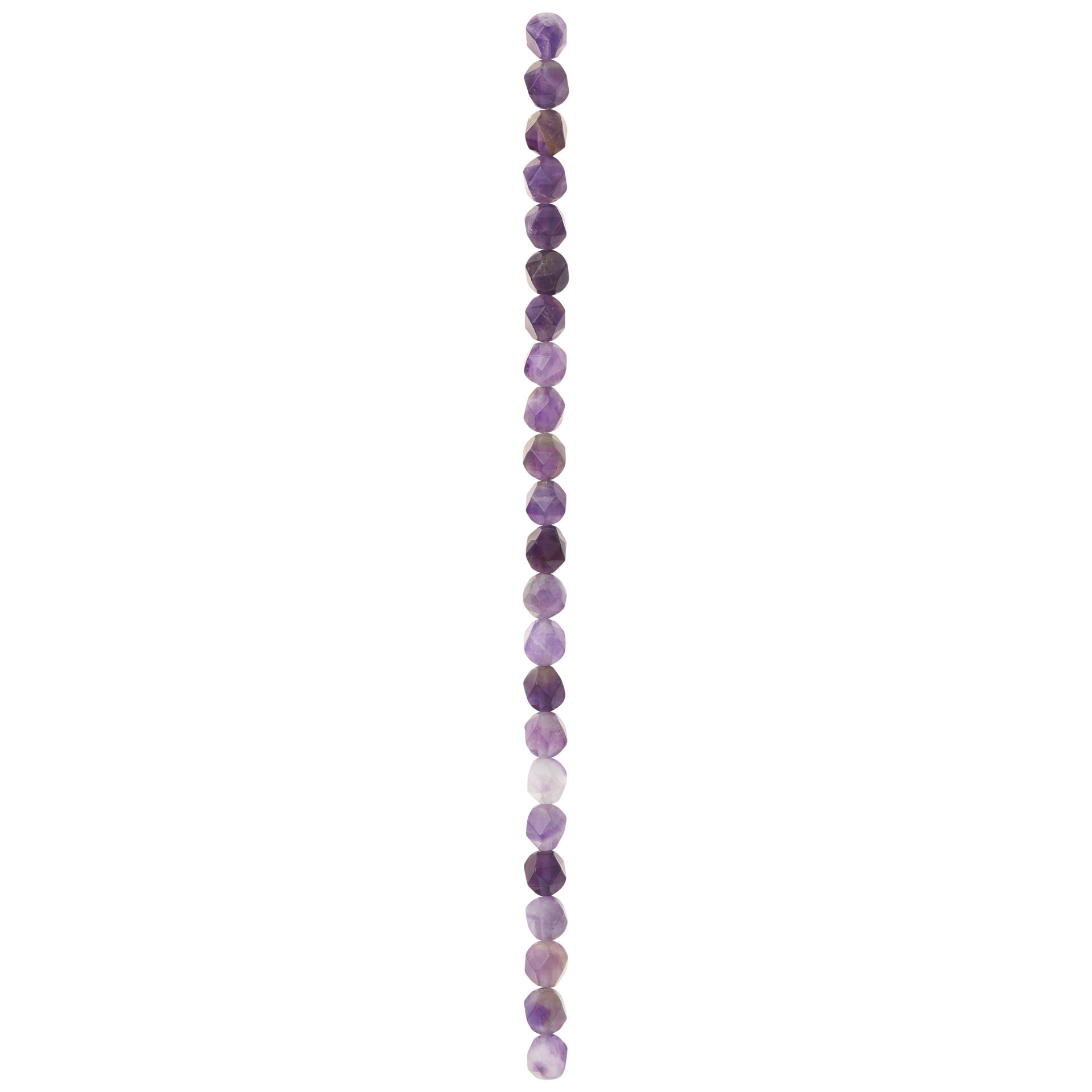 slide 3 of 3, Purple Amethyst Faceted Beads By Bead Landing, 8mm, 8mm