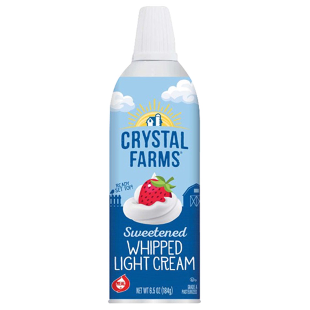 slide 2 of 4, Crystal Farms Whipped Cream, 6.5 oz