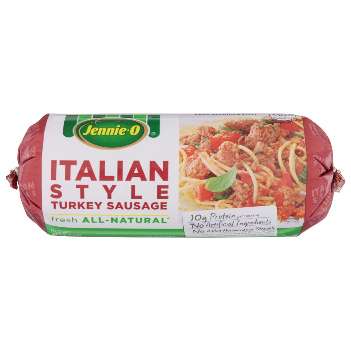 slide 1 of 7, Jennie-O Italian Style Turkey Sausage 16 oz, 16 oz