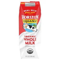 Horizon Organic Shelf-Stable Whole Milk Box, 8 fl oz