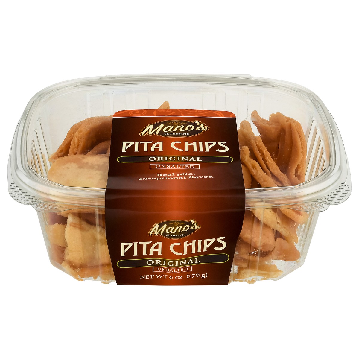 slide 1 of 14, Manos Authentic Pita Chips Original 6 Oz, 6 oz