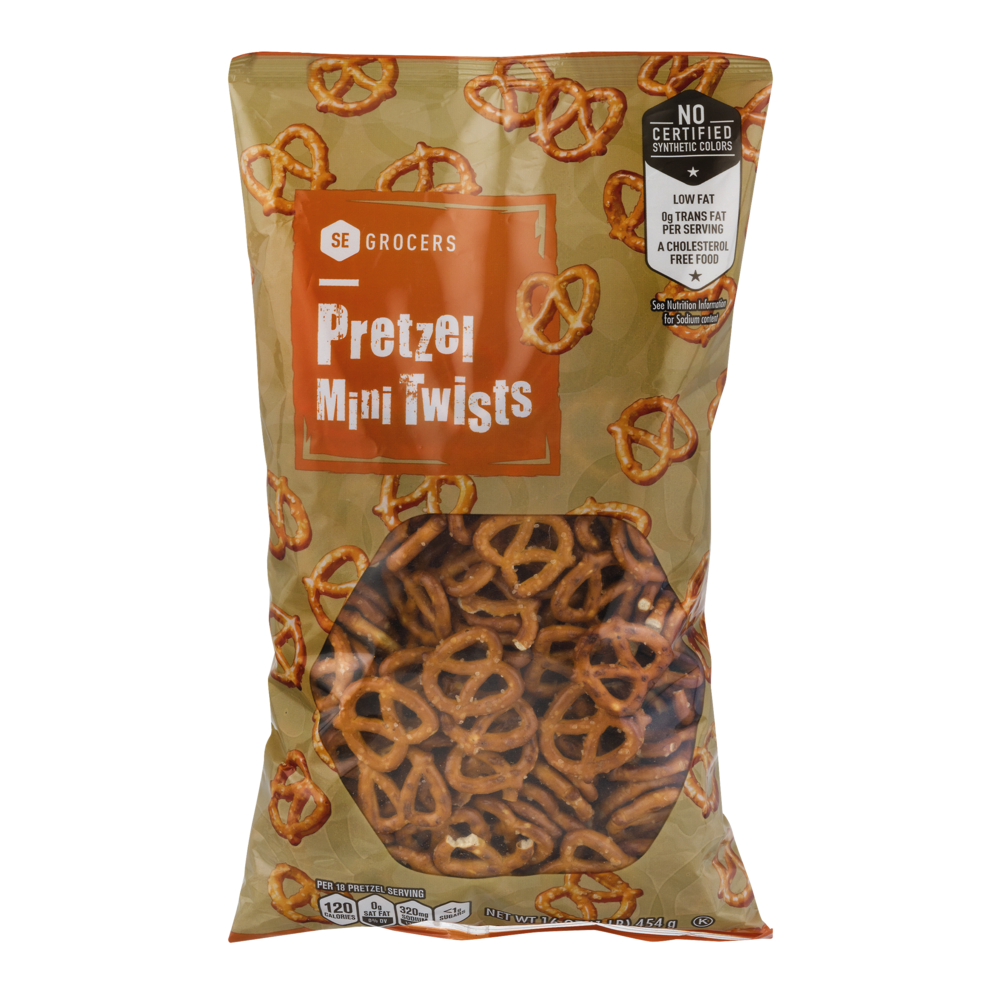 slide 1 of 1, SE Grocers Pretzel Mini Twists - 16 oz, 16 oz