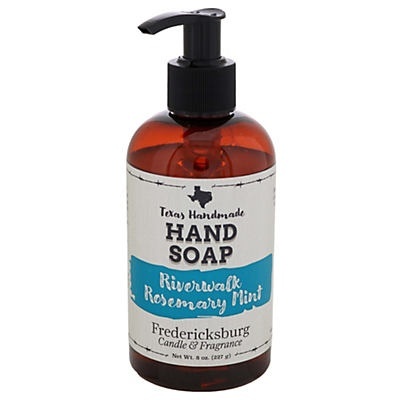 slide 1 of 1, Fredericksburg Farms Texas Handmade Hand Soap - Riverwalk Rosemary Mint, 8 fl oz