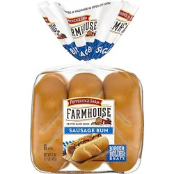 Pepperidge Farm Farmhouse White Sausage Buns - 17 Oz