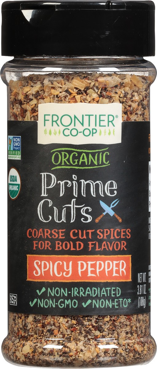 slide 2 of 13, Frontier Co-Op Organic Prime Cuts Organic Spicy Pepper 3.81 oz, 3.81 oz