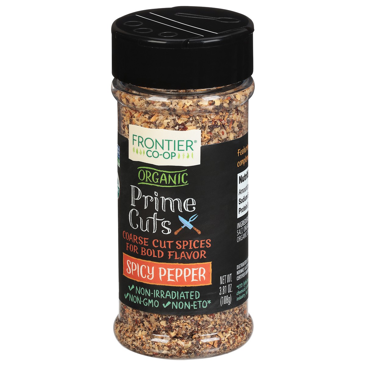 slide 3 of 13, Frontier Co-Op Organic Prime Cuts Organic Spicy Pepper 3.81 oz, 3.81 oz