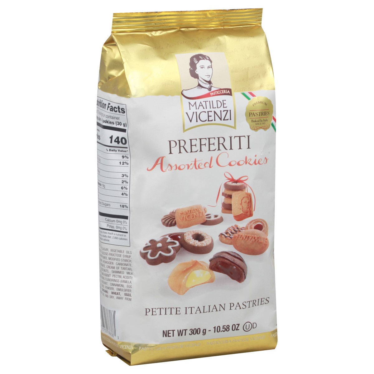 slide 7 of 9, Matilde Vicenzi Assorted Premium Petite Italian Pastries Cookies 10.58 oz, 10.58 oz