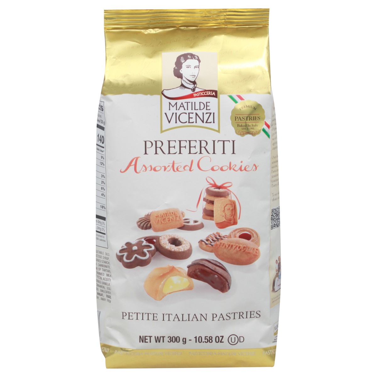 slide 1 of 9, Matilde Vicenzi Assorted Premium Petite Italian Pastries Cookies 10.58 oz, 10.58 oz