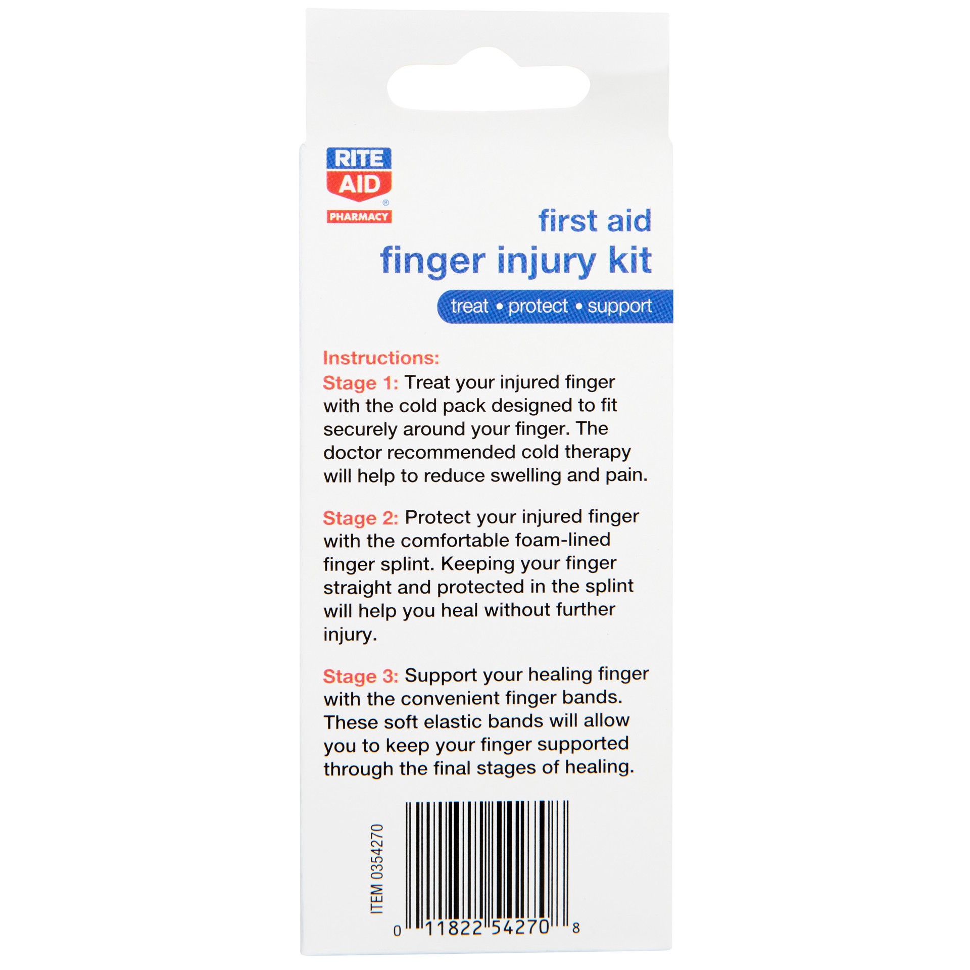 slide 2 of 3, Rite Aid First Aid Finger Injury Kit, 1 ct