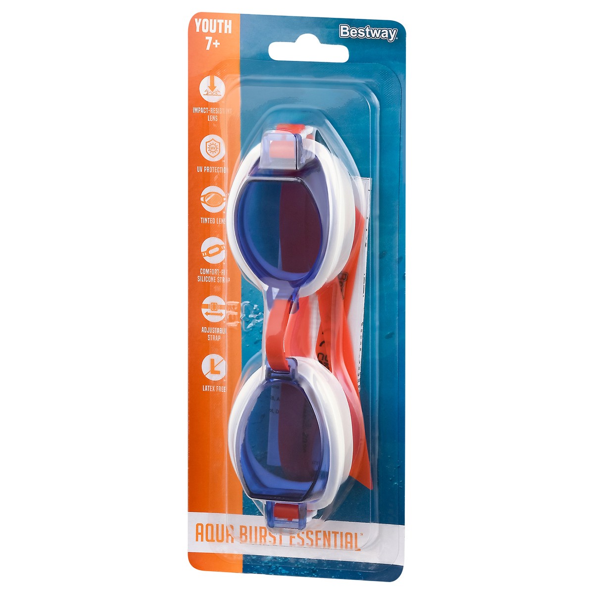 slide 9 of 9, Bestway Goggles, Youth 7+, 1 ct